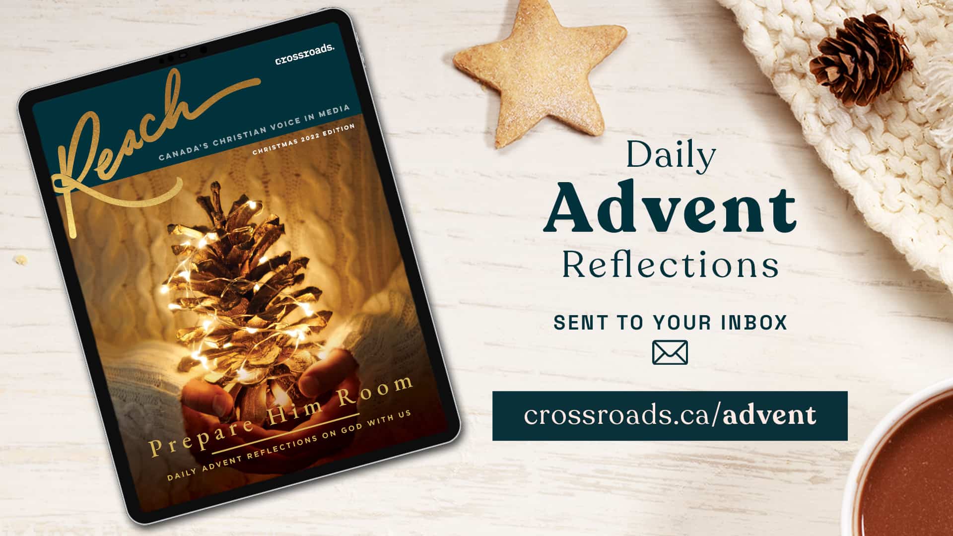 Advent Daily Devotional Signup Banner