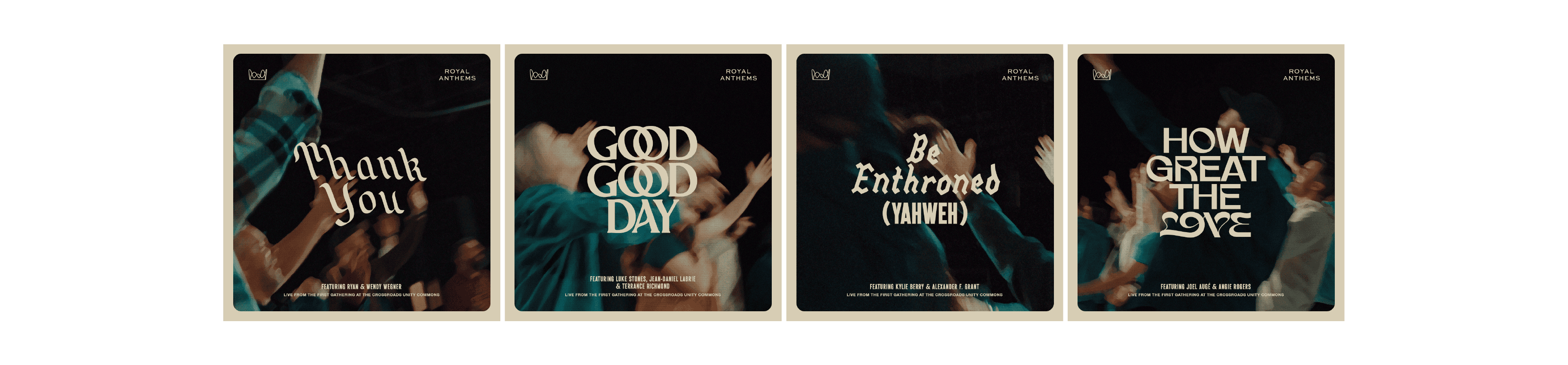 June 28: ‘Thank You’

July 26: ‘Good Good Day’

August 30: ‘Be Enthroned’

September 27: ‘How Great the Love’