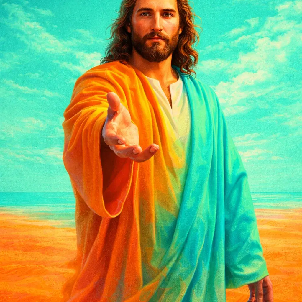Jesus in glorious colour